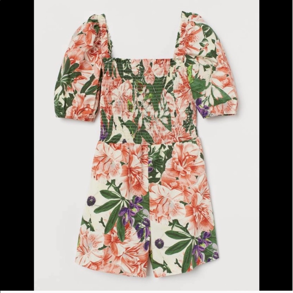 H&M Puff-Sleeve Romper